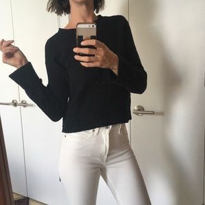 RESERVED - Everlane Linen V Neck Sweater, S